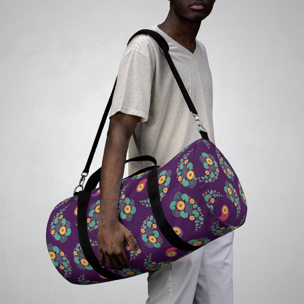 Happy Lotus Duffel Bag