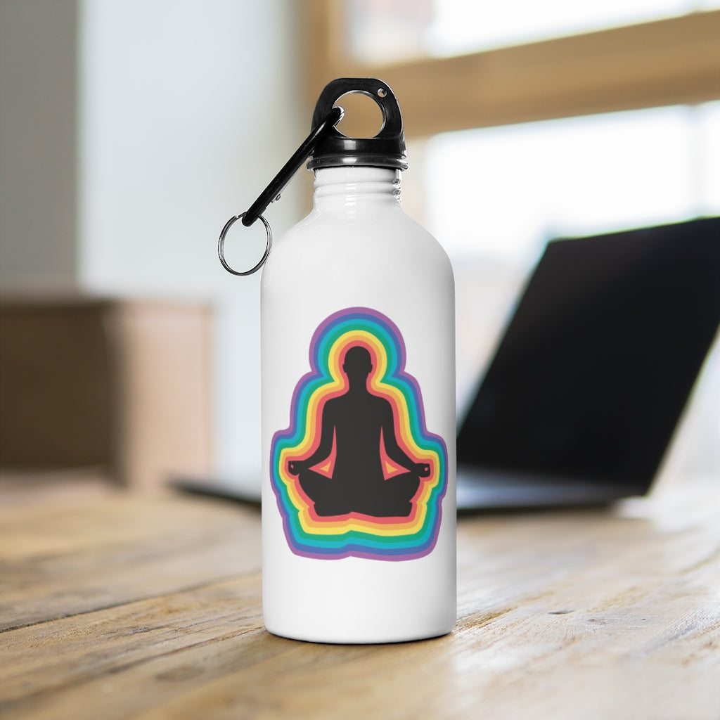 Meditation Vibes Stainless Steel Water Bottle