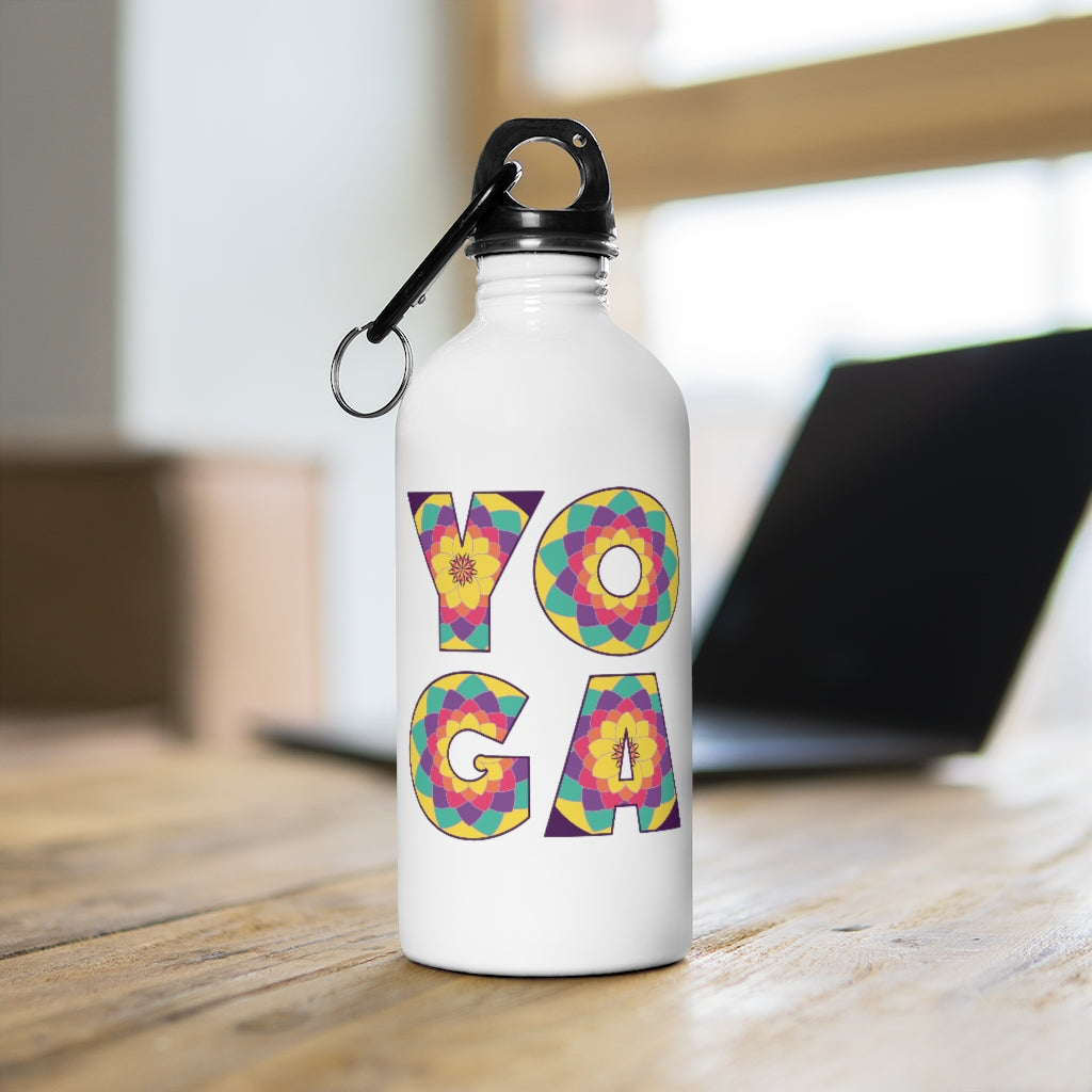 Happy Yoga Stainless Steel Water Bottle