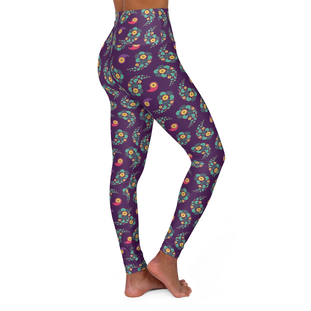 Happy Lotus High Waisted Yoga Leggings