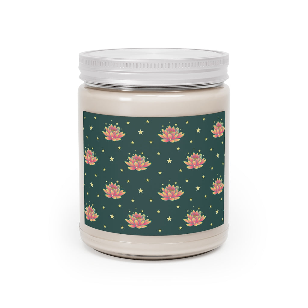 Magical Lotus Green Aromatherapy Candle, 9oz