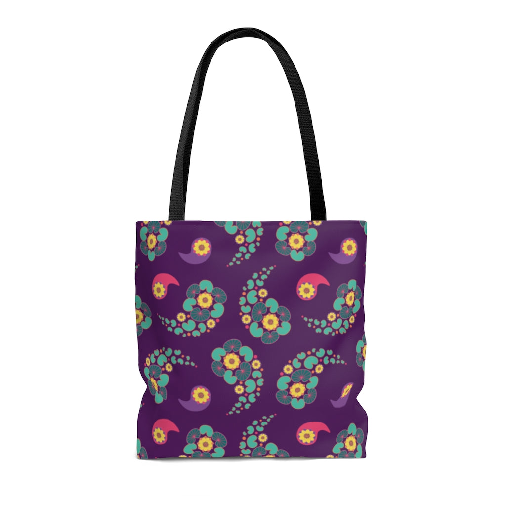 Happy Lotus Tote Bag