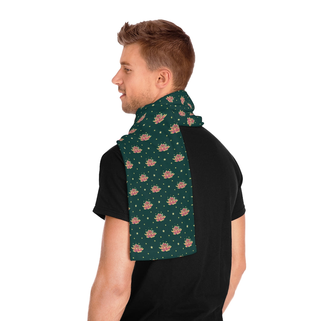 Magical Lotus Green Scarf