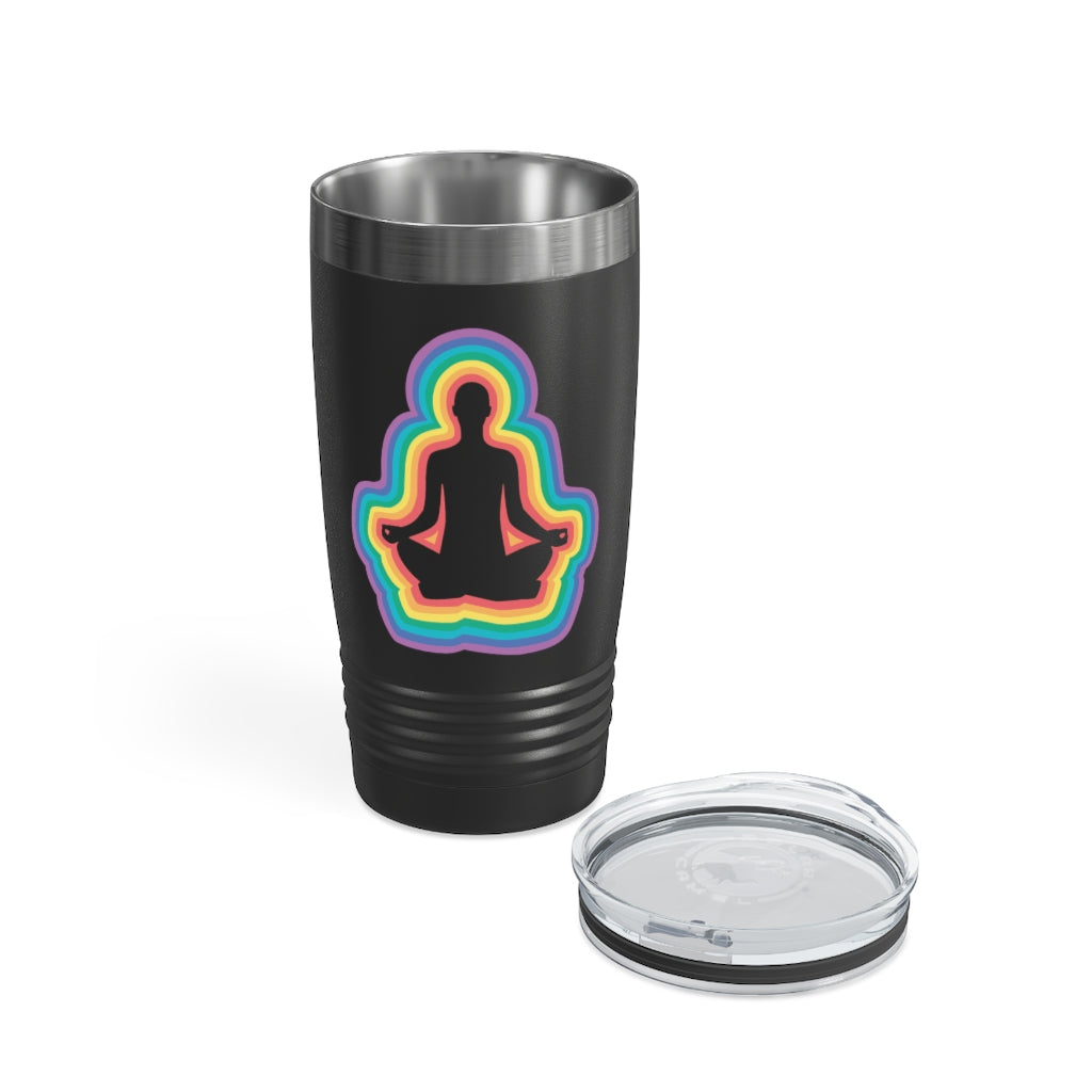 Meditation Vibes Ringneck Tumbler, 20oz