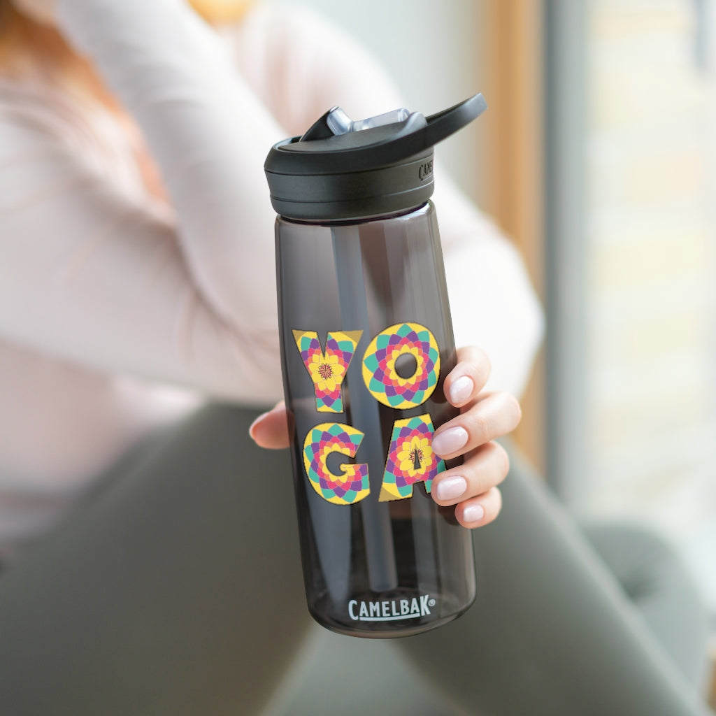 Happy Yoga Water Bottle, 20oz / 25oz