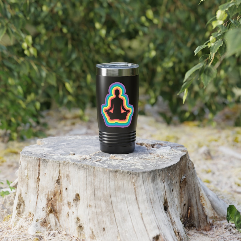 Meditation Vibes Ringneck Tumbler, 20oz