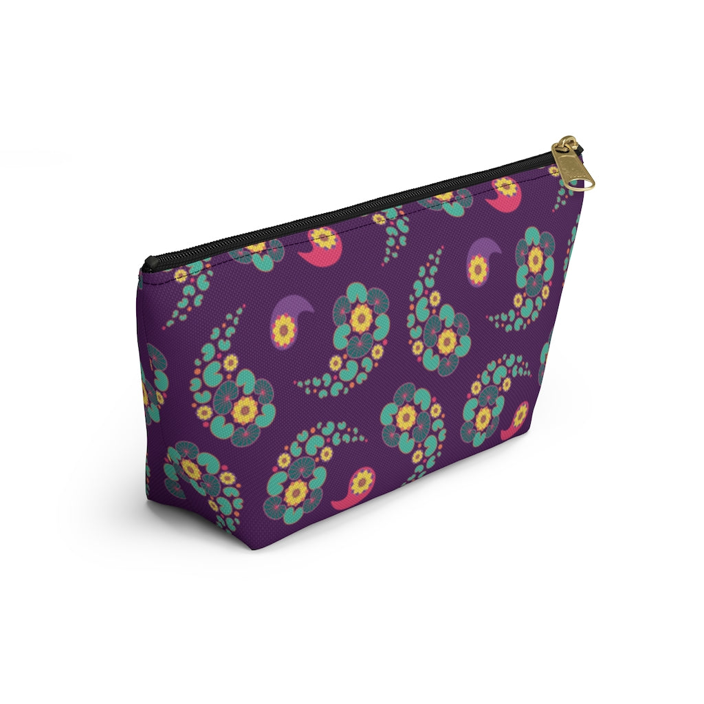 Happy Lotus Accessory Pouch w T-bottom