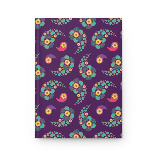 Happy Lotus Hardcover Journal Matte