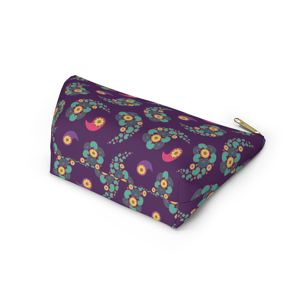 Happy Lotus Accessory Pouch w T-bottom