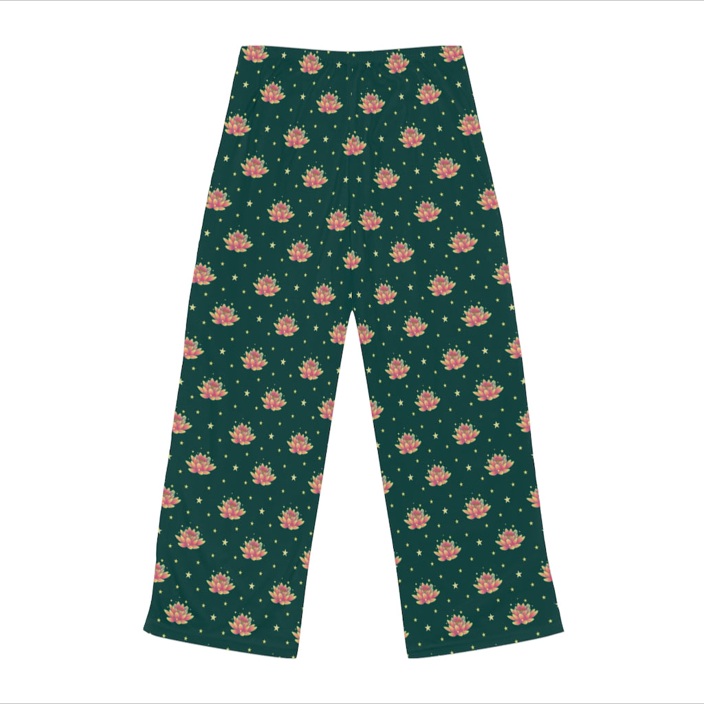 Magical Lotus Green Pajama Pants