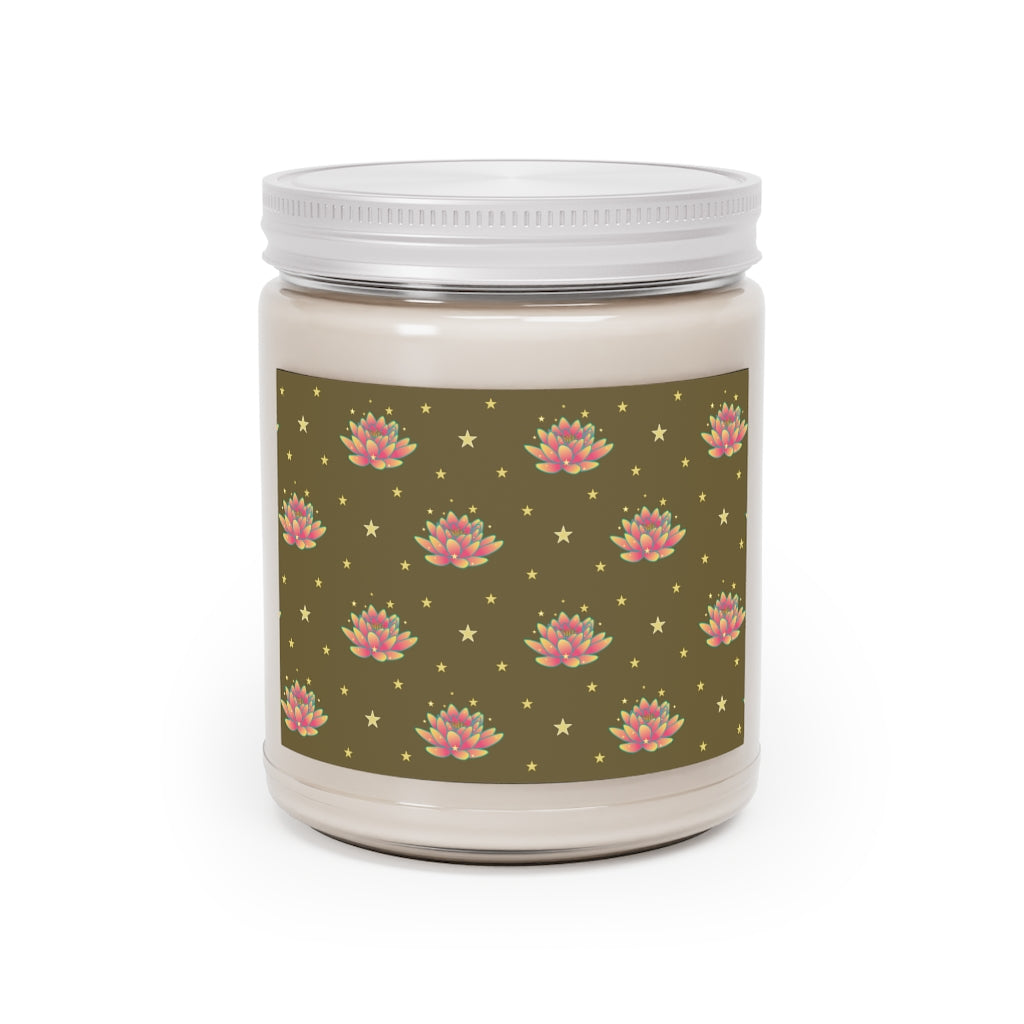 Magical Lotus Dark Golden Aromatherapy Candle, 9oz