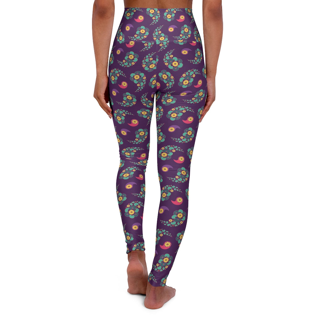 Happy Lotus High Waisted Yoga Leggings