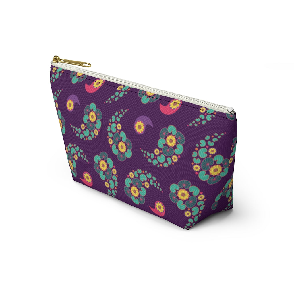 Happy Lotus Accessory Pouch w T-bottom