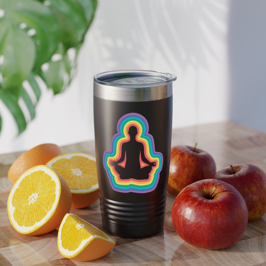 Meditation Vibes Ringneck Tumbler, 20oz