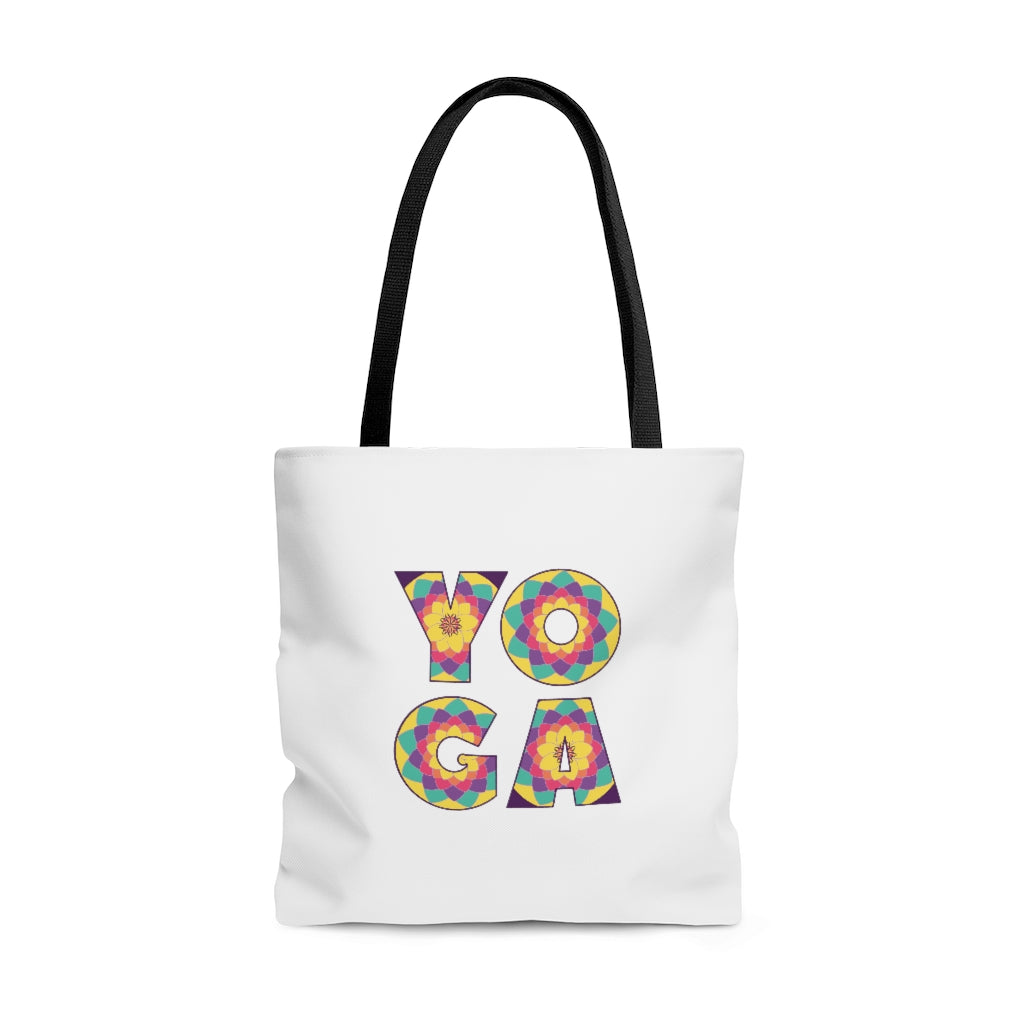 Happy Yoga Tote Bag