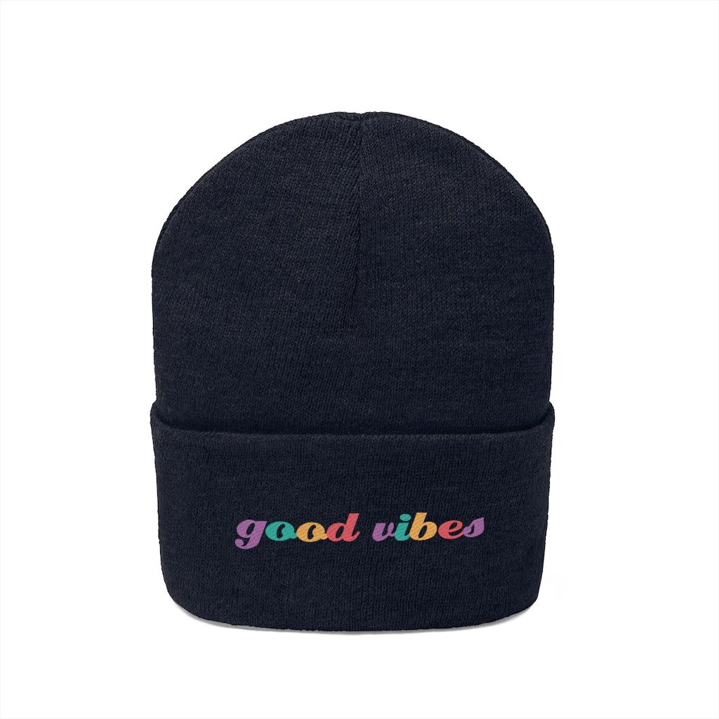 Good Vibes Knit Beanie