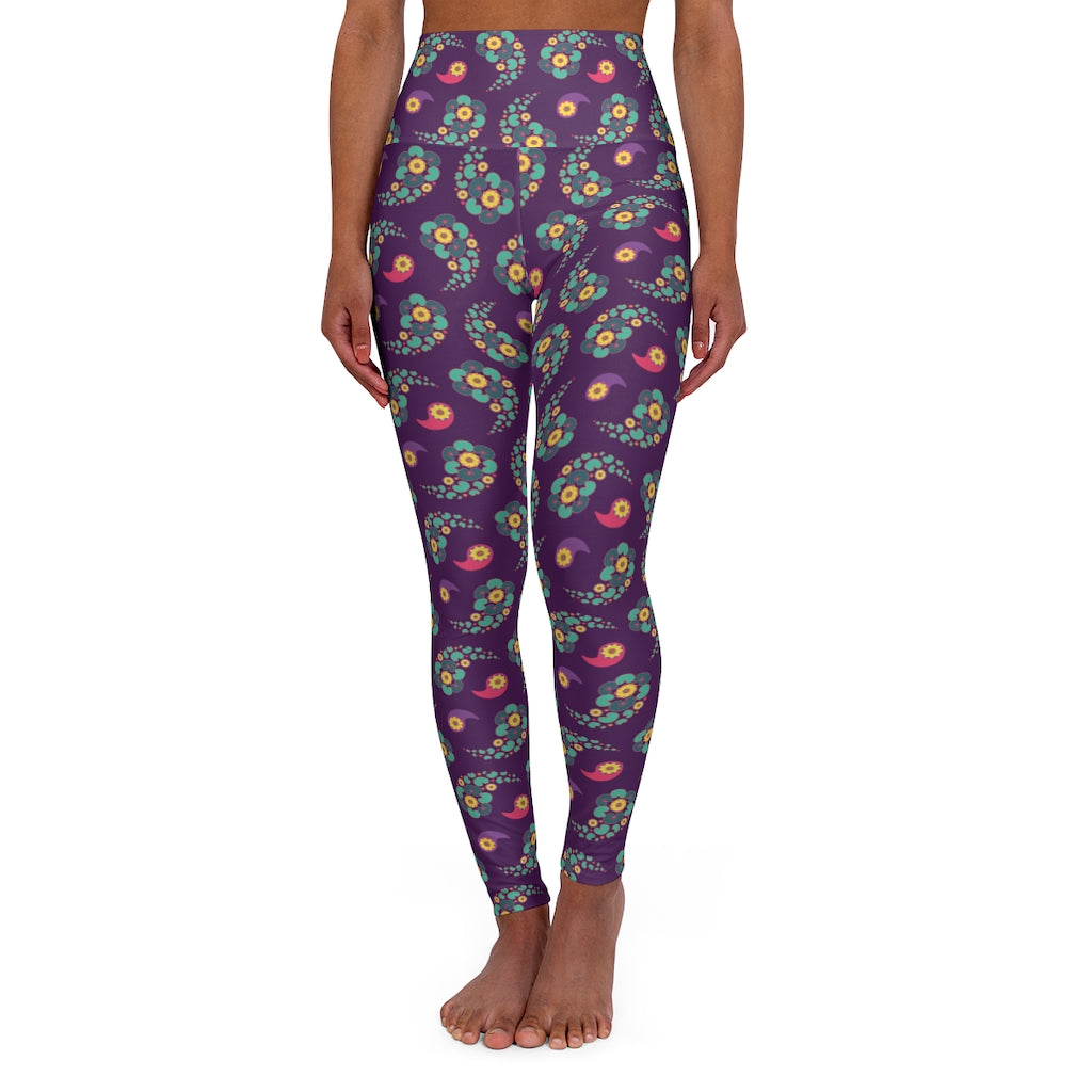 Happy Lotus High Waisted Yoga Leggings