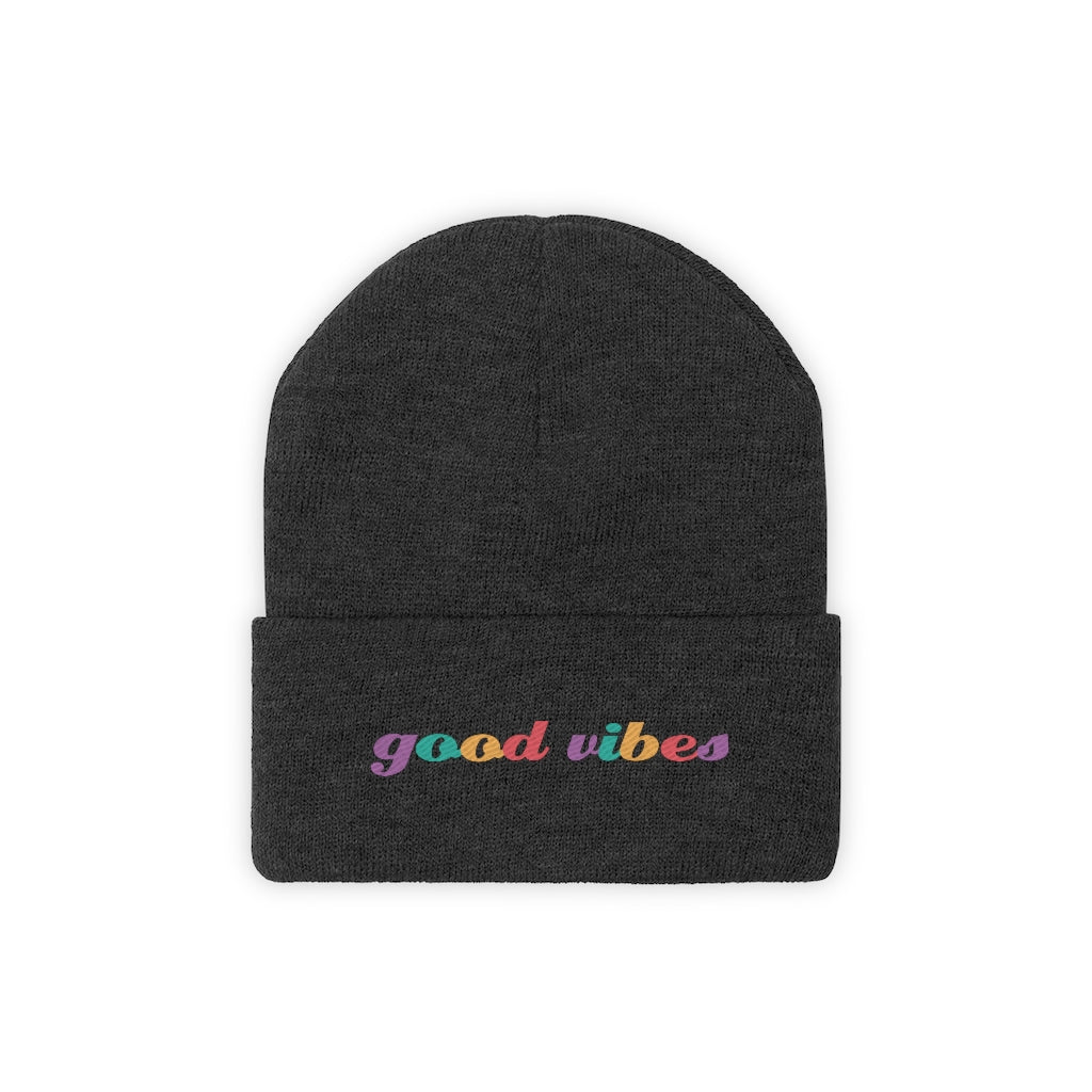 Good Vibes Knit Beanie