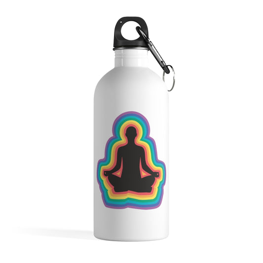 Meditation Vibes Stainless Steel Water Bottle