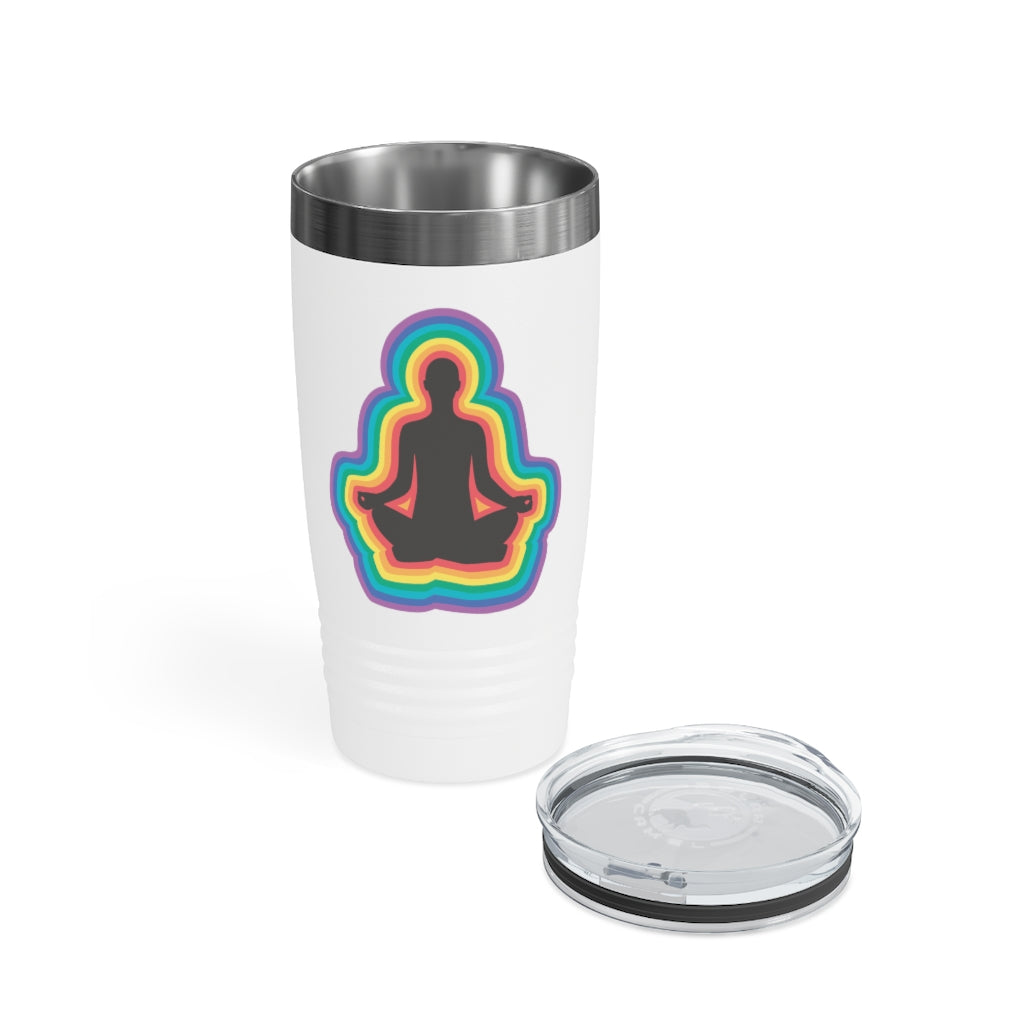 Meditation Vibes Ringneck Tumbler, 20oz