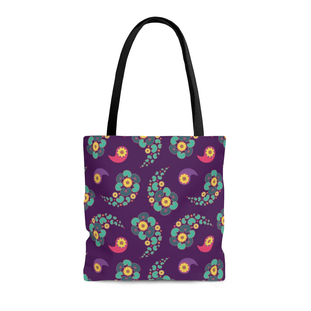 Happy Lotus Tote Bag