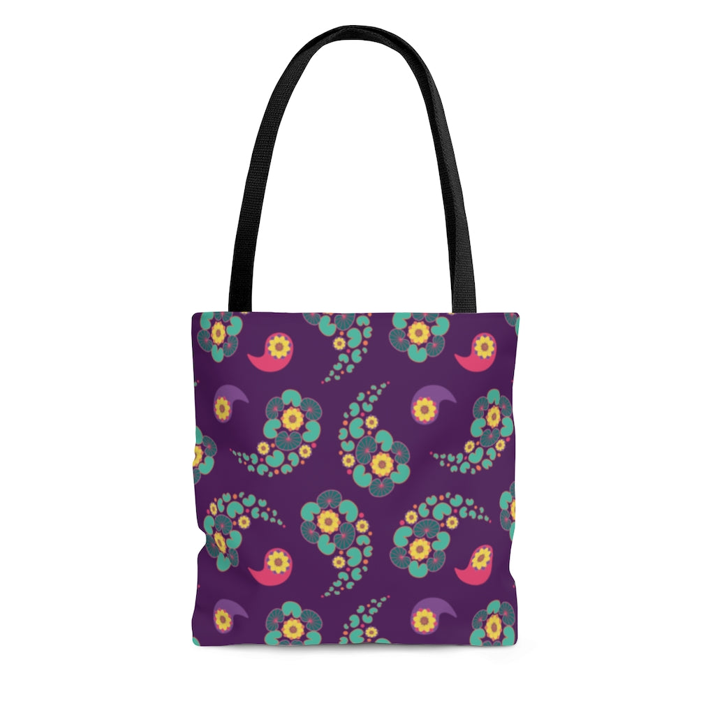 Happy Lotus Tote Bag