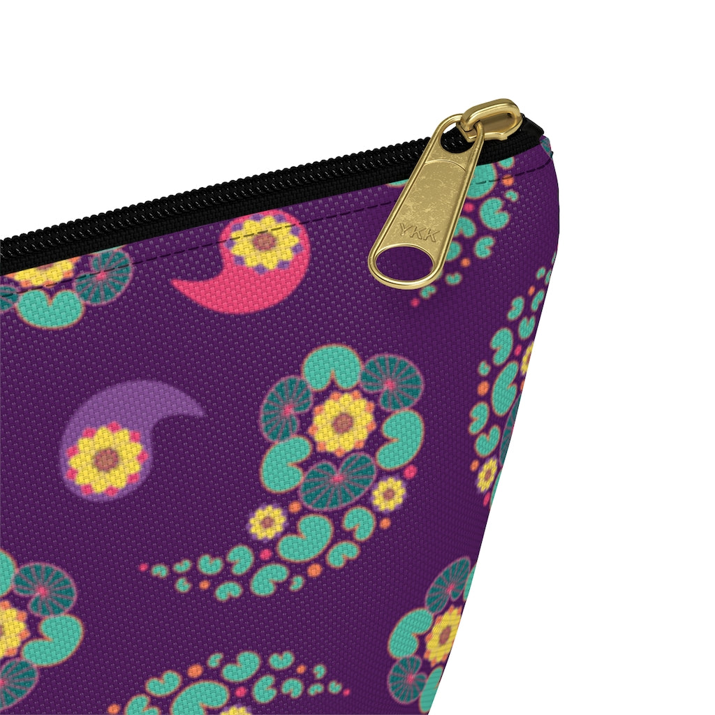 Happy Lotus Accessory Pouch w T-bottom