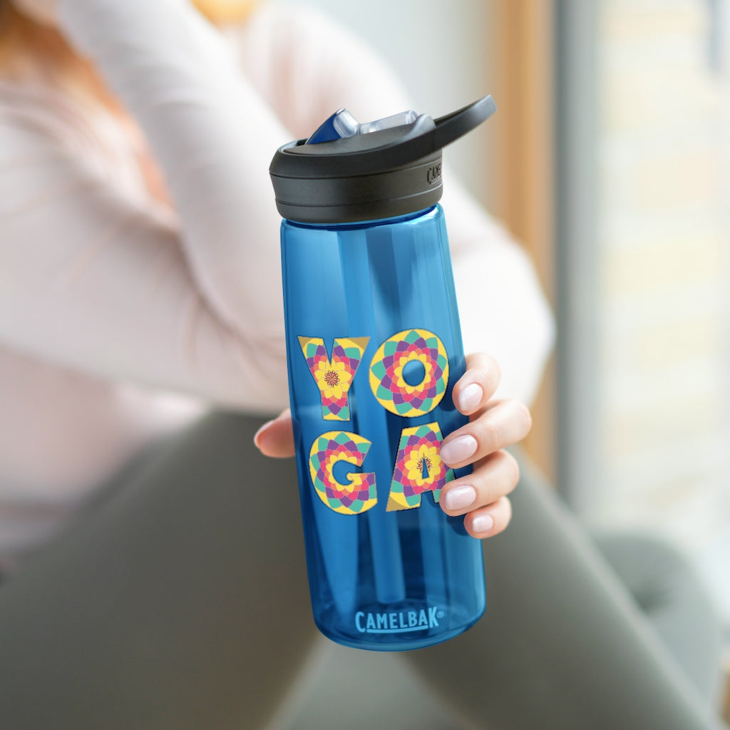 Happy Yoga Water Bottle, 20oz / 25oz