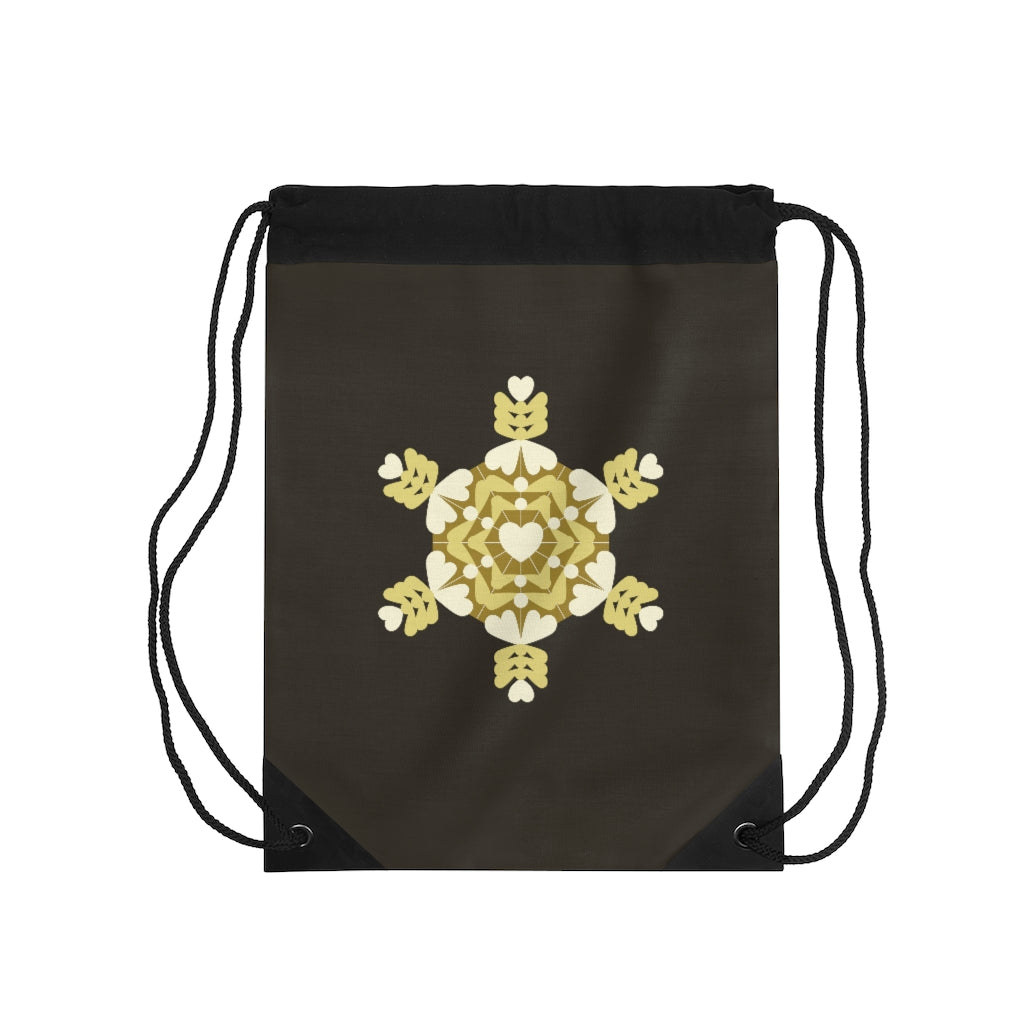 Love Water Crystal Drawstring Bag