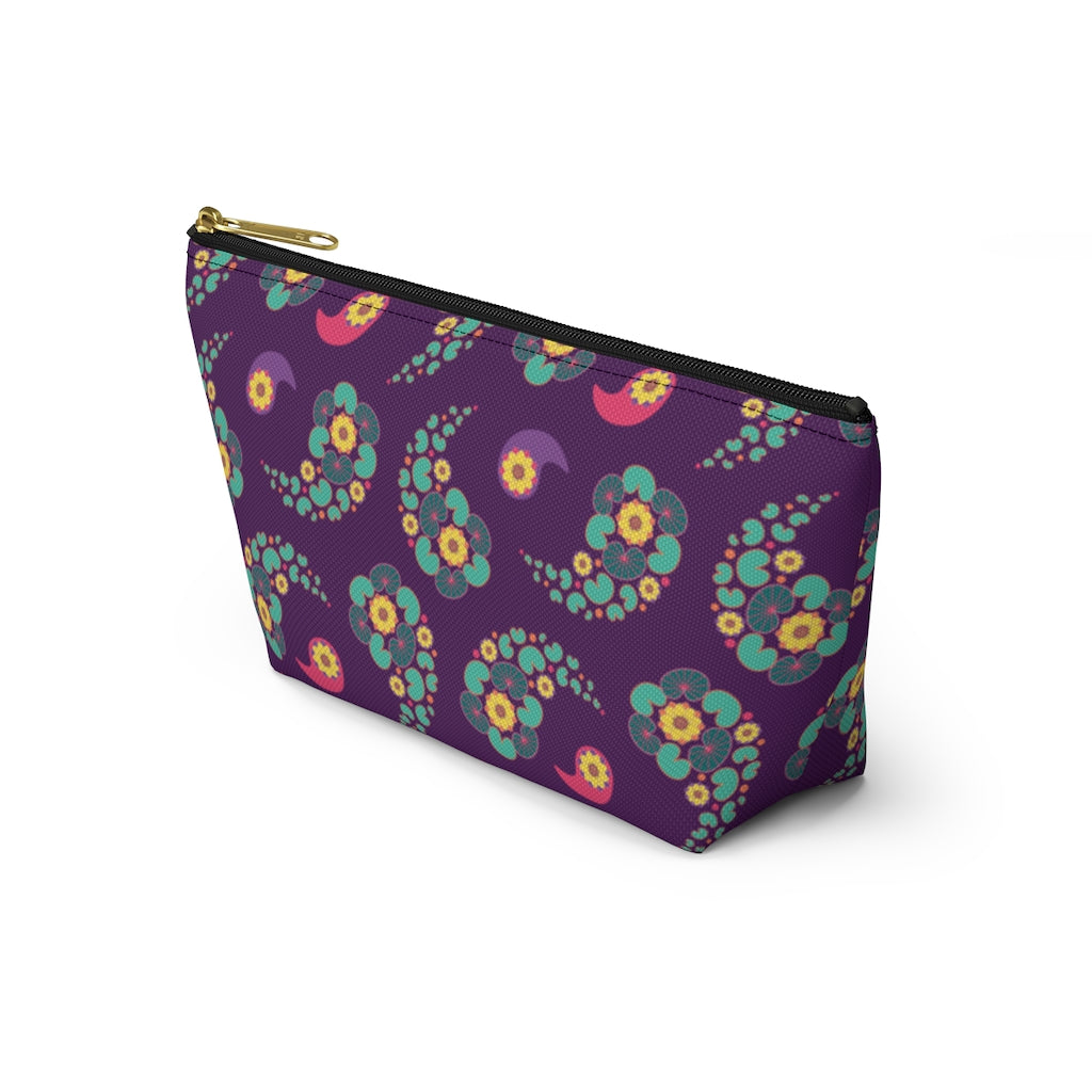 Happy Lotus Accessory Pouch w T-bottom